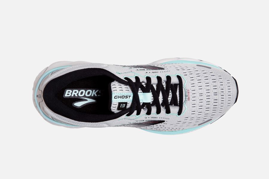 Brooks Running Shoes Womens White/Black - Ghost 13 Road - 5108-QIYSW